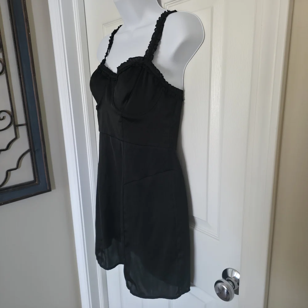 For Love & Lemons Jackpot Ruffle Mini Dress Medium - Picture 6 of 7